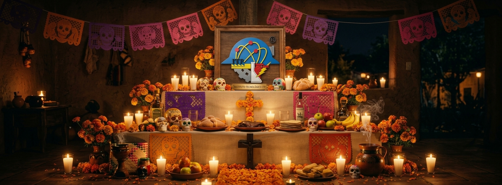 Altar de Día de Muertos Xantolo