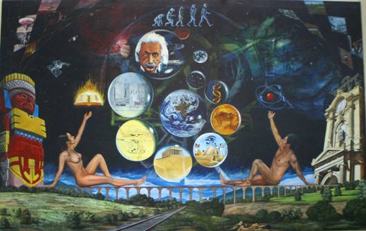 Mural La Aventura de la Ciencia