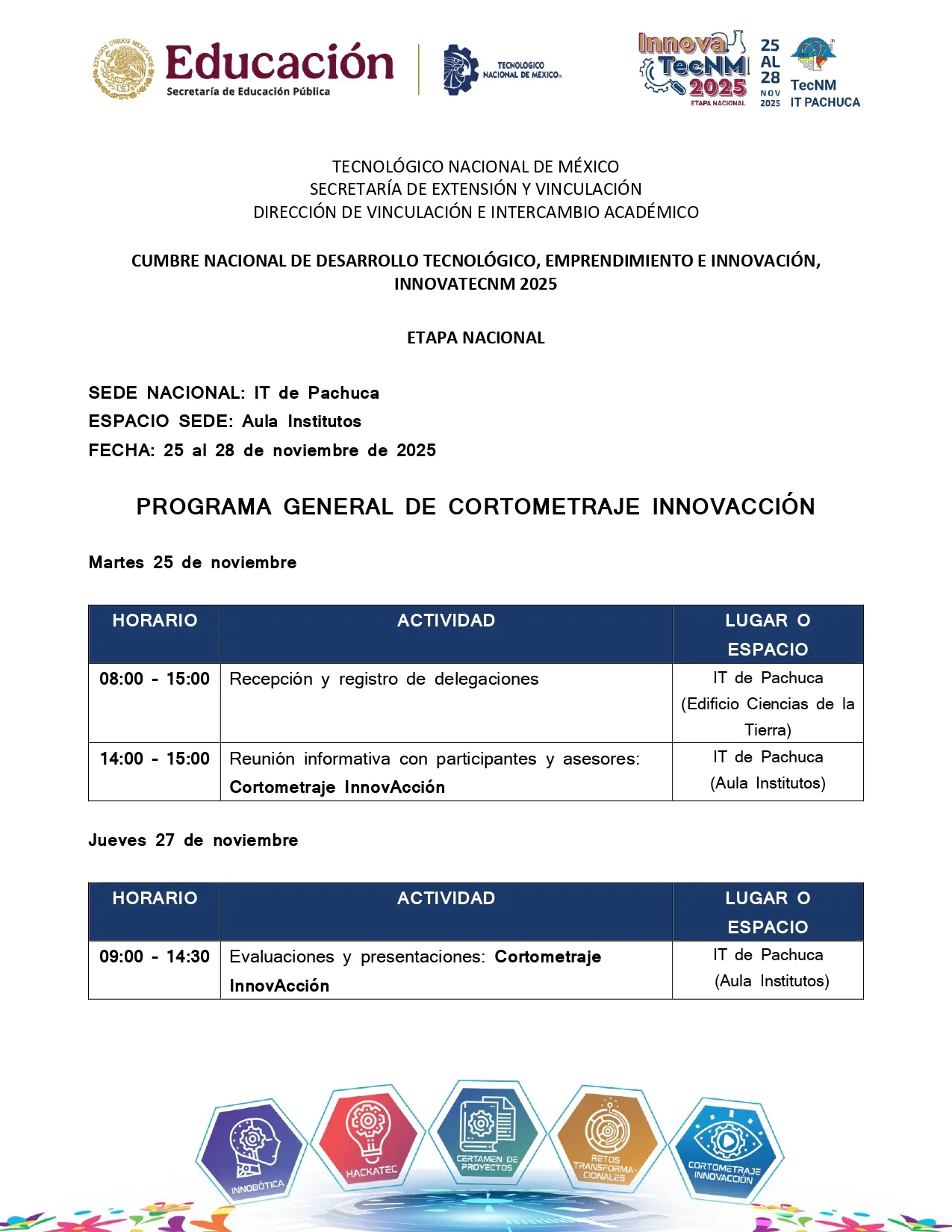 Programa InnovaTecNM 2025